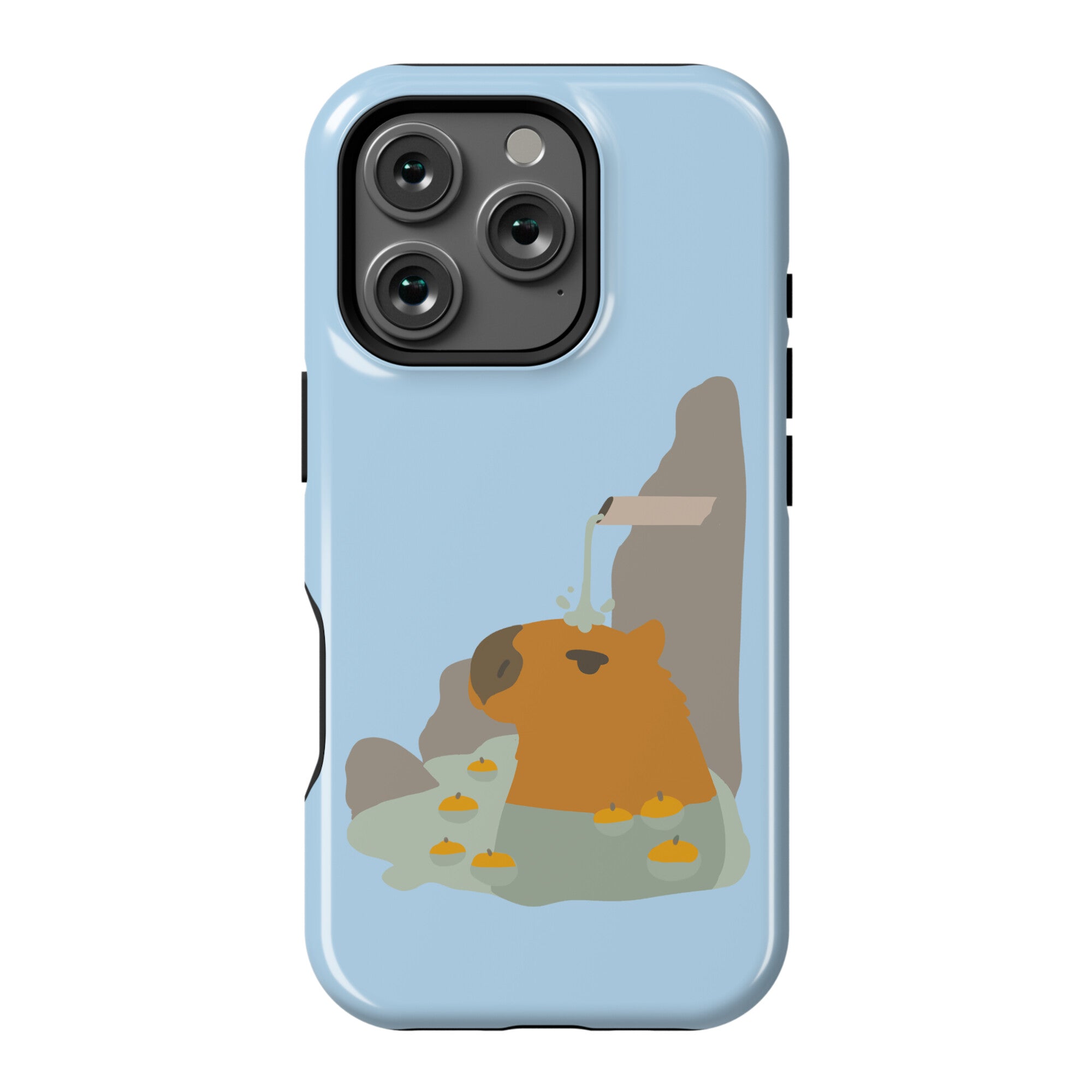 Capybara Hot Spring Phone Case